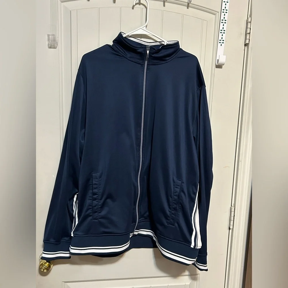 Athletic Works Men's Dark Blue Windbreaker